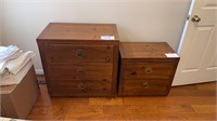 (2) Chest of Drawers and Nightstand