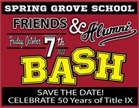 Spring Grove School Friends & Alumni Bash