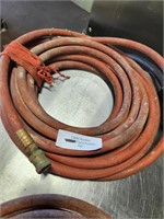 Gas hose- Red ribbed