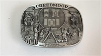 1988 NRA Belt Buckle Creedmore Rifle