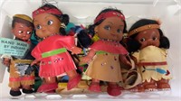 Vintage Native American Handmade Dolls