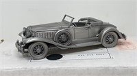 Pewter Die Cast 1930 Packard Boat-Tail 734