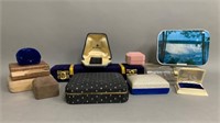 Grouping of Vintage Jewelery Boxes
