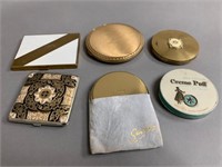 Lot of Vintage Ladies Fashion Compacts