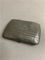 Antique Silver Plated Cigarette Case