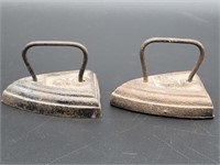 (2) Small Sad Irons #2