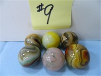 (6) Jaboe-Vitro Classics Limited Edition Marbles