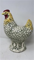 1960s Handpainted Ceramic Chicken Hen