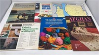 Vintage Brochures Travel Atlas Afghan Knitting