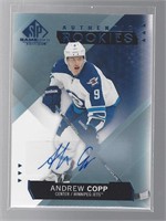 ANDREW COPP 2015-16 SP GAME USED AUTOGRAPH RC