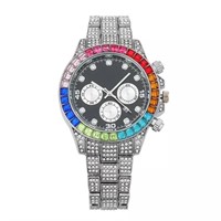 Custom Luxury Multi-Color Sapphire&Gemstones Watch