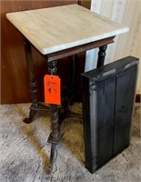 Marble top Victorian style side table