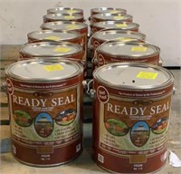 (12) Ready Seal 1 Gal. Cans Of Exterior Wood Stain