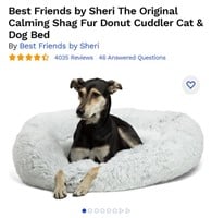 Calming Shag Dog Bed