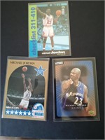 MICHAEL JORDAN 3 CARD LOT