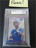 KEN GRIFFEY JR ROOKIE CARD - GRADED