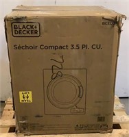 Black + Decker 3.5 Cu. Ft. Compact Dryer BCED37