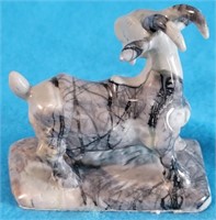 696 - CARVED STONE GOAT (N83)