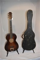 Hawaiian Slide Guitar, all original, period metal