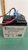 Sigmas Tek sp12-V18AH/NB Maintenance free Sealed