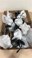 Lot of New Power Cables -AC/DC Adaptors-at least