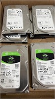 Lot of 6 Seagate Hard Drives