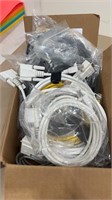 box full of DVI to Ethernet Cables, Drivers &