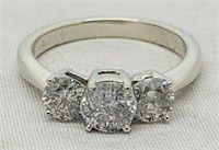 14KT WHITE GOLD 1.60CTS DIAMOND RING