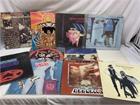 Vinyl records, ZZ Top, Rush, The Who, Genesis - YE