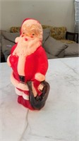 Small 1968 Vintage Blow Mold Santa Claus
