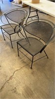 Pair of Wrought Iron Outdoor Chairs