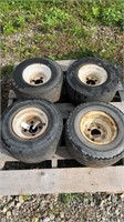4 Used Golf Cart Tires 185x8.50-8