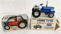 lot of 2 Ford 1710,8N Tractors with Boxes