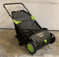 Earthwise 21" Leaf & Grass Push Lawn Sweeper