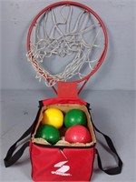 Bocce Ball & Basketball Hoop