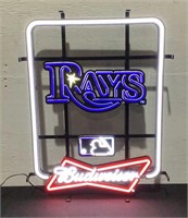 Budweiser/Tampa Bay Rays Neon Sign