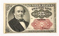 1874 Fractional Currency Note 25c