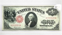 1917 $1 Federal Legal Tender CLOSELY UNC
