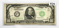 1934 $1000 One Thousand Federal Reserve Note