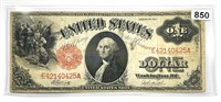 1917 LG $1  Legal Tender Note - LIGHTLY CIRC