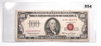 1966 $100 Legal Tender Note - LIGHTLY CIRC