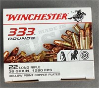 333 Rnds .22 LR Winchester Hollow Point