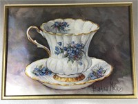PAINTING OF TEACUP