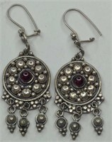 Saban 900 Silver Earrings