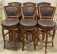 (F) Spin Top Bar Chairs Bidding Price x6 One