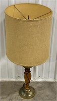 (AV)
Decorative Metal and Wooden Table Lamp