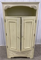(BJ)
Vintage Decorative Wooden Armoire 
Cabinet