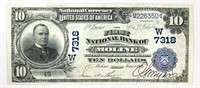 1902 $10 National Note Moline, KS