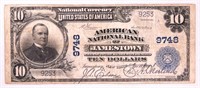1902 $10 National Note Jamestown, NY