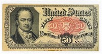 1875 50c Fractional Currency Bill